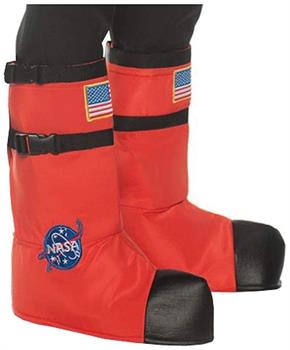 Orange Astronaut Boot Tops Child Costume Accessory
