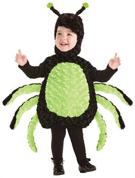 Belly Babies Black and Green Spider Costume Child Toddler