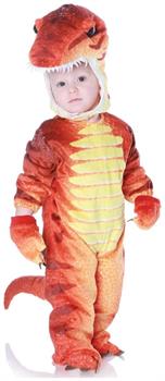 T-Rex Dinosaur Child Costume Rust Color