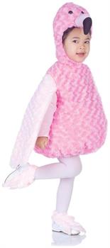 Belly Babies Pink Flamingo Costume Child Toddler