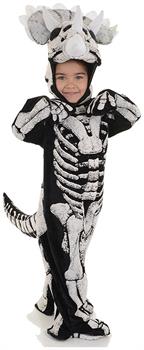 Dinosaur Triceratops Skeleton Child Costume