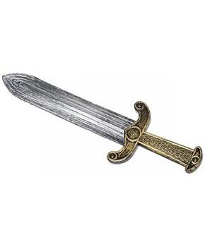 Roman Dagger Gold / Silver Solid Handle Adult Costume OS