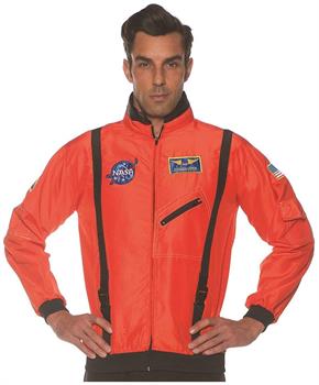 Orange Astronaut Space Jacket Teen Costume Accessory