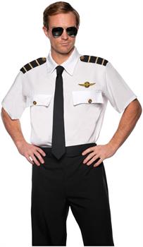 Pan Am Pilot Shirt Adult Costume