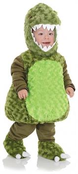 Belly Babies T-Rex Green Dinosaur Plush Child Toddler Costume