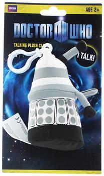 Doctor Who 4" Talking Plush Clip On White Dalek