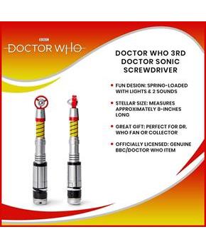Doctor Who 3rd Doctor Sonic Screwdriver