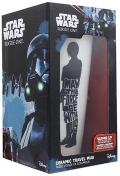 Star Wars Jyn Erso "May The Force Be With Us" 12oz Ceramic Travel Mug