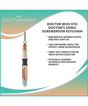 Doctor Who 11th Doctor's Sonic Screwdriver Keychain