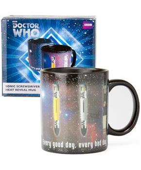 Doctor Who Sonic Screwdriver 12oz Heat Reveal Mug