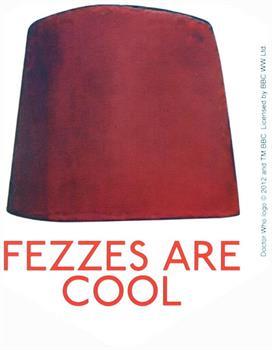 Doctor Who Sticker: Fezzes Are Cool