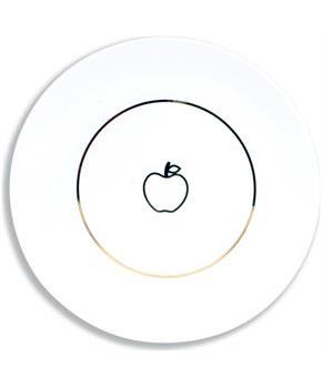 Disney Snow White Apple 4 Piece Porcelain 7" Plate Set