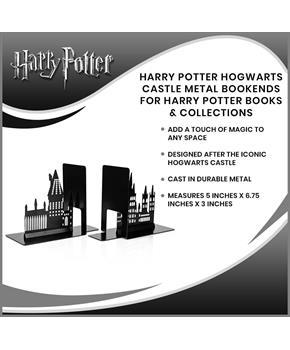 Harry Potter Hogwarts Castle Metal Bookends For Harry Potter Books & Collections