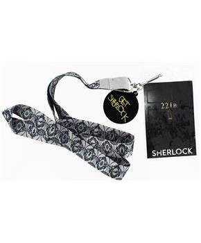 Sherlock Holmes Lanyard: 221B with 2D Get Sherlocked Charm