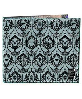 Sherlock Holmes Men's Bi-Fold Wallet: 221B Wallpaper (Grey)