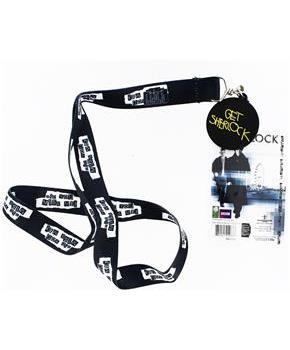 Sherlock Holmes Lanyard Moriarty "Did You Miss Me?" with 2D Get Sherlocked Charm