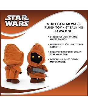 Stuffed Star Wars Plush Toy - 9" Talking Jawa Doll