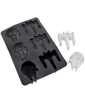 Star Wars Silicone Ice Cube Tray: Millennium Falcon and X-Wing