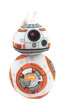 Star Wars 4" Talking Plush Clip On: BB8