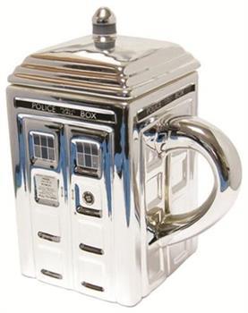 Doctor Who Chrome Tardis Ceramic Mug