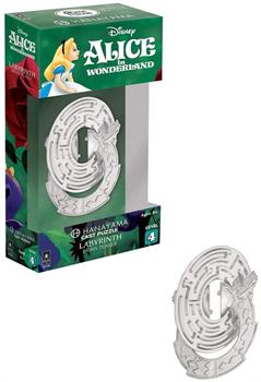 Hanayama Level 4 Cast Metal Brain Teaser Puzzle | Alice Labyrinth