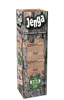 National Parks Jenga Block-Stacking Game