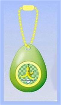 Super Mario Mini Sound Drop Swing Clip On Keychain Banana