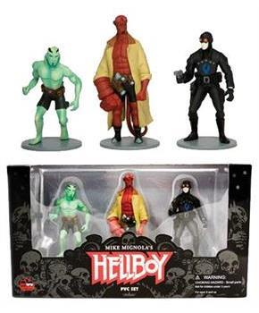Dark Horse Comics Hellboy 4" PVC Action 3 Figure Set
