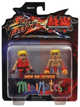 Street Fighter X Tekken Minimates Figure 2 Pack Ken vs Steve