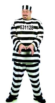 Jailbird Costume Adult Plus Size