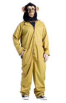 30 Minutes Or Less Working Chimp Costume Adult One Size Fits Most