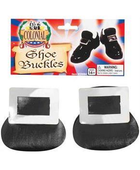 Colonial Christmas Silver Shoe Buckles