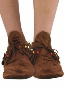 Hippie Native American Ladies Costume Moccasin