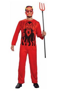 Retro Classic Red Devil Costume Adult