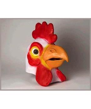 Adult Deluxe Latex Animal Costume Mask - Chicken