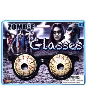 Zombie 3-D Glasses Costume Eyewear Accessory