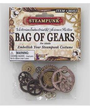 Steampunk Bag of Gears Costume Accessory