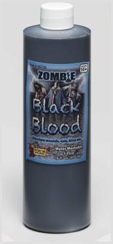 Zombie Black Blood - One Pint Costume Makeup Accessory