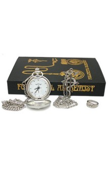 Full Metal Alchemist Watch, Necklace and Ring Set