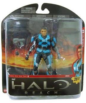 Halo Reach Series 6 Action Figure: Kat (No Helmet)