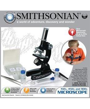 Smithsonian Microscope Set 300X,600X,900X