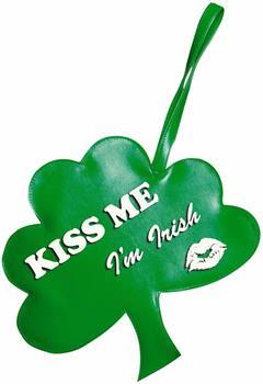 St Patrick's Day Kiss Me I'm Irish Shamrock Costume Handbag Purse