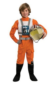 Star Wars Deluxe Orange Flight Suit Child