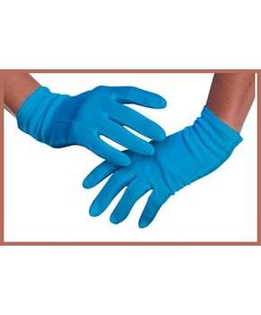 Lady Gaga Blue Costume Gloves