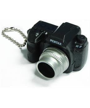 Pentax Capsule Mini Camera Keychain K-7 Black Camera
