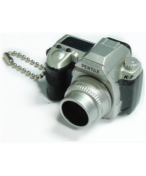 Pentax Capsule Mini Camera Keychain K-7 Limited Silver Camera