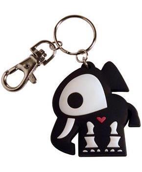 Skelanimals Vinyl Keychain Elle Elephant