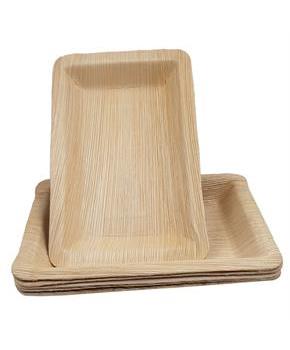 Dtocs Palm Leaf Compostable Plates 5x8 inch Rectangle