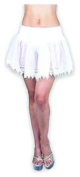 Women's White Tear Drop Petticoat Adult