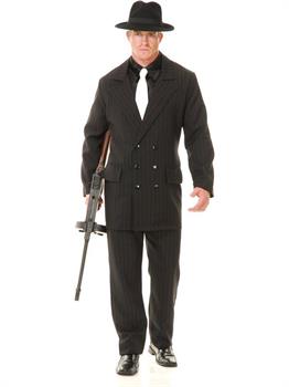 Adult 6 Button Double Breasted Gangster Costume